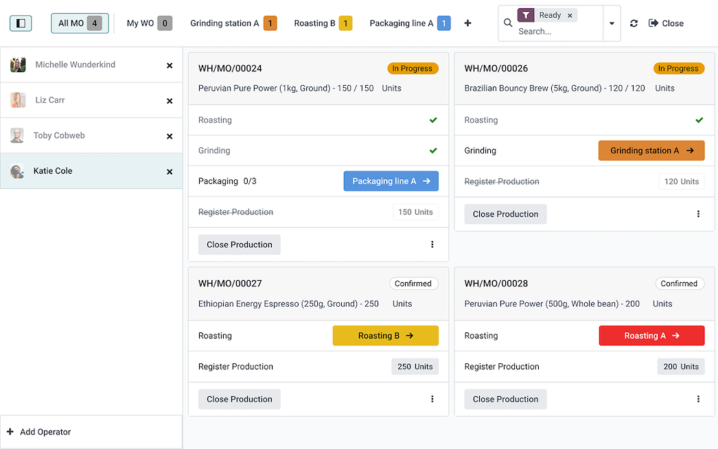 Odoo Manufacturing