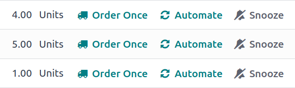 Order once or automate