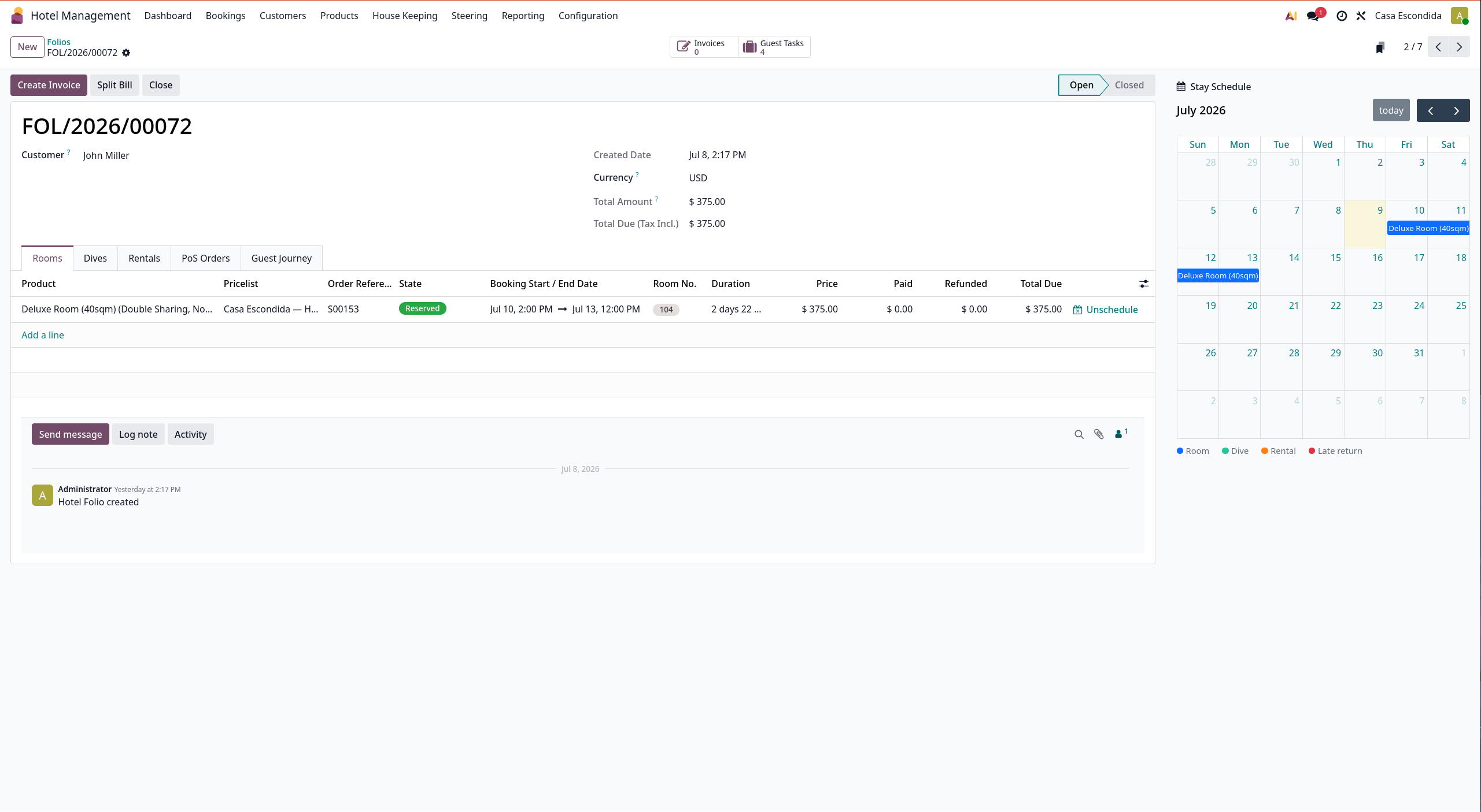 Multi-currency booking in Odoo