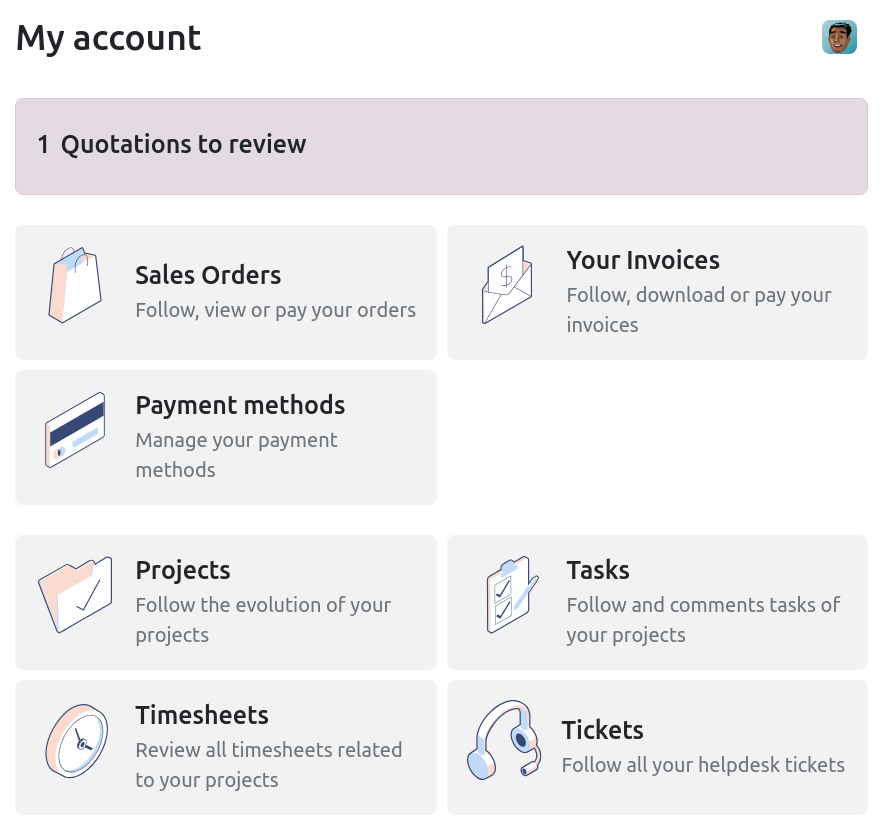 Customer portal