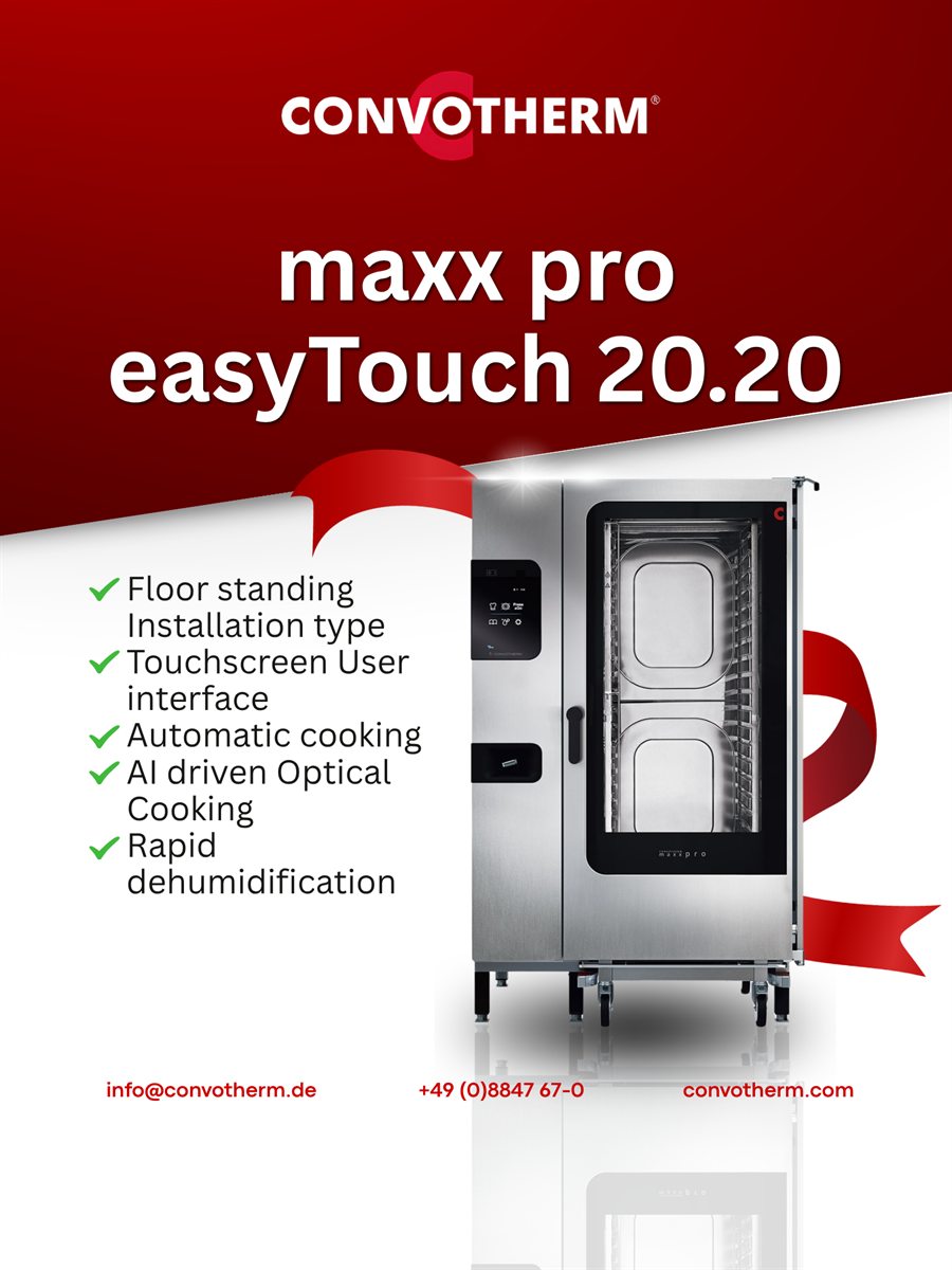 Convotherm maxx pro easyTouch 20.20 floor-standing combi oven