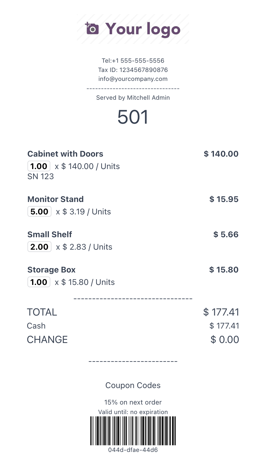 Odoo Accounting on mobile