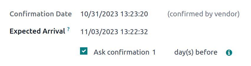 Automated supplier reminders