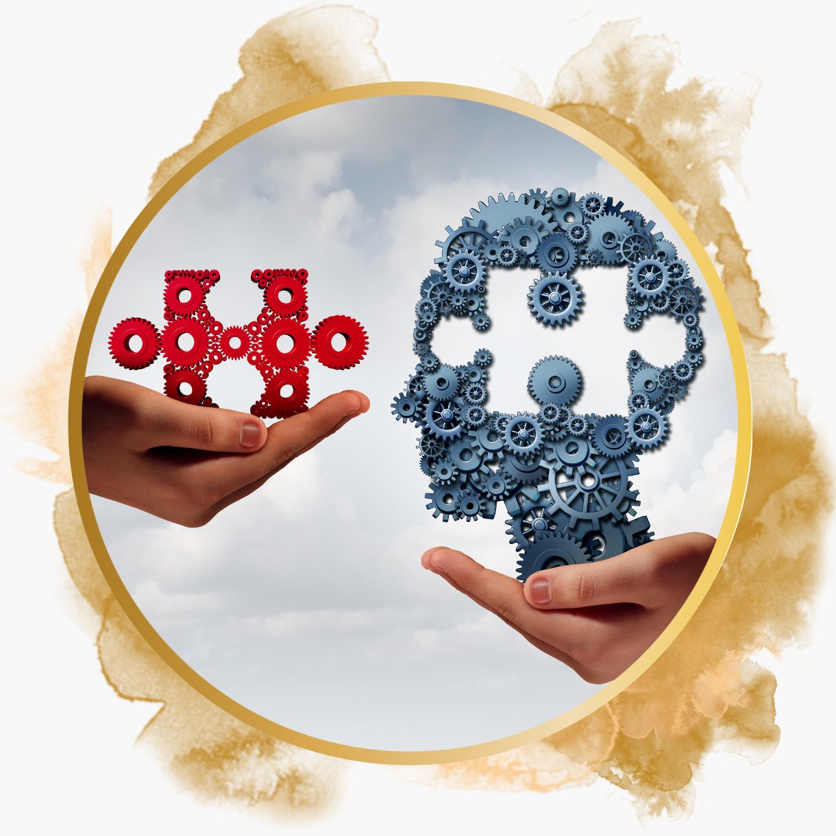 Cursuri & Programe — piese de puzzle care se îmbină
