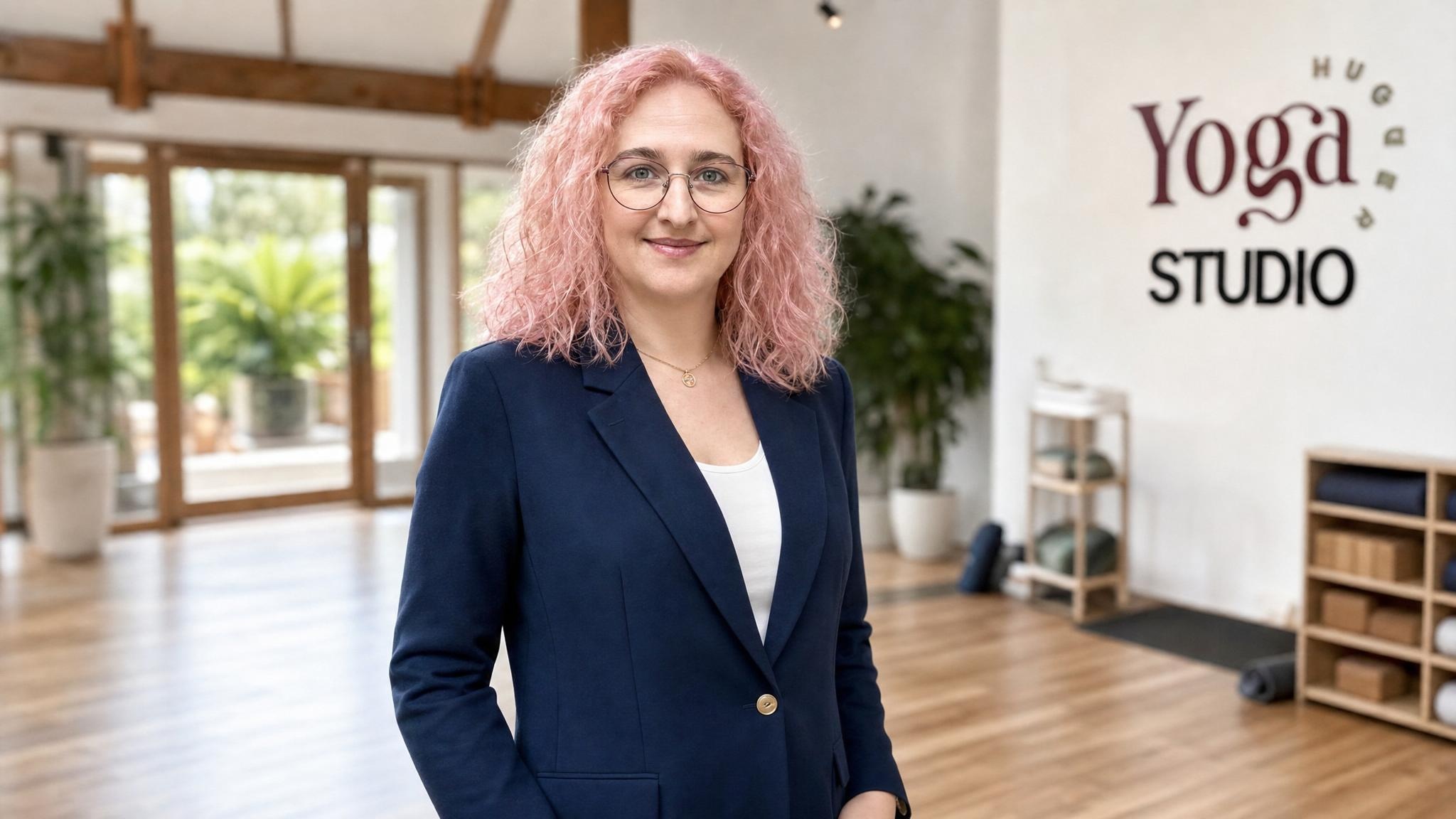 Iulia Ioana în studioul de lucru